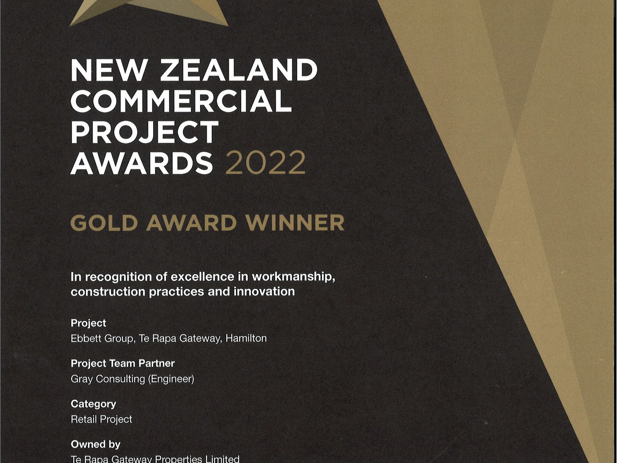 Gold Award - Ebbett Group Te Rapa Gateway